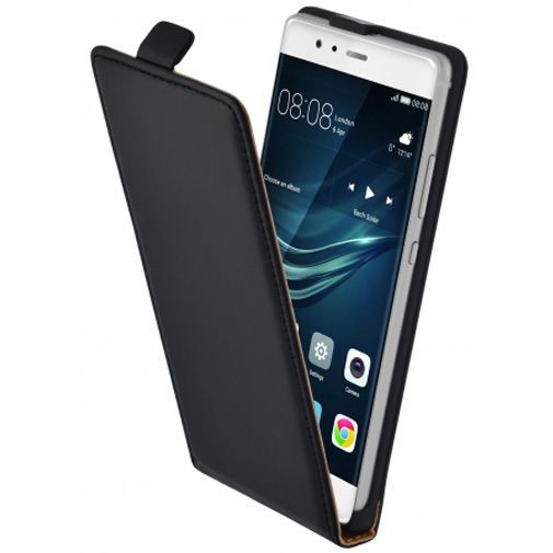 Mobiparts Essential Flip Case Black Huawei P9