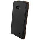 Mobiparts Essential Flip Case Black Microsoft Lumia 640