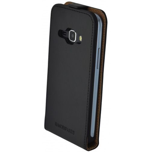 Mobiparts Essential Flip Case Black Samsung Galaxy J1 (2016)