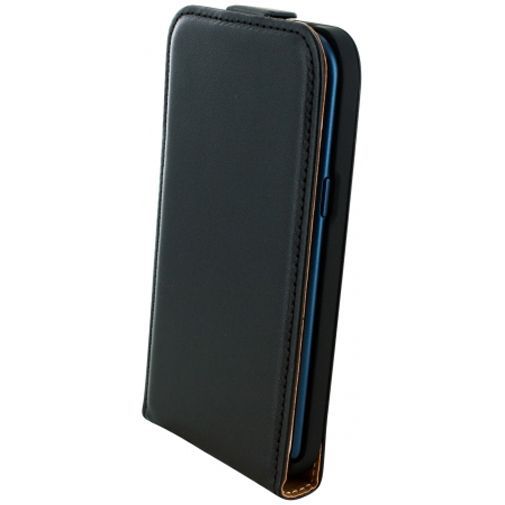 Mobiparts Essential Flip Case Black Samsung Galaxy J1