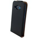 Mobiparts Essential Flip Case Black Samsung Galaxy J1