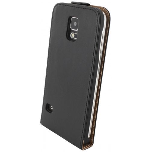 Mobiparts Essential Flip Case Black Samsung Galaxy S5/S5 Plus/S5 Neo