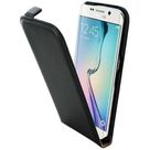Mobiparts Essential Flip Case Black Samsung Galaxy S6 Edge