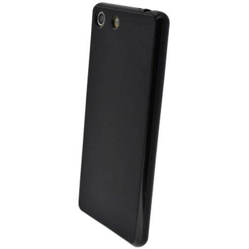 Mobiparts Essential TPU Case Black Sony Xperia M5