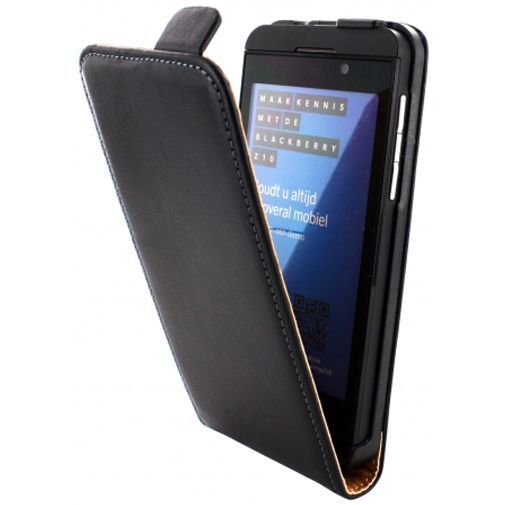 Mobiparts PU Flip Case BlackBerry Z10 Black
