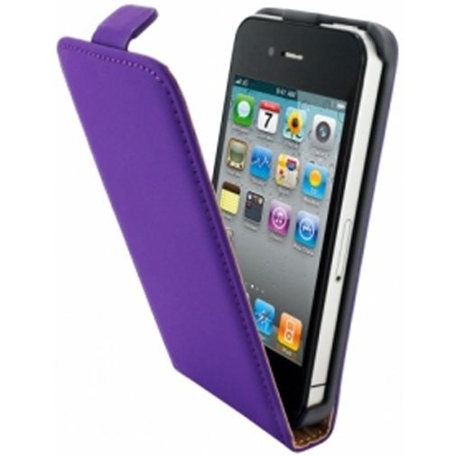 Mobiparts Premium Flip Case Apple iPhone 4/4S Purple