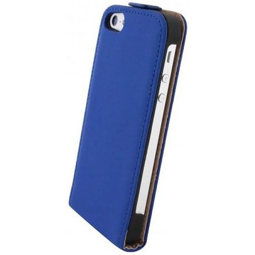 Mobiparts Premium Flip Case Apple iPhone 5/5S/SE Blue