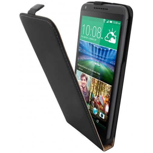 Mobiparts Premium Flip Case Black HTC Desire 816