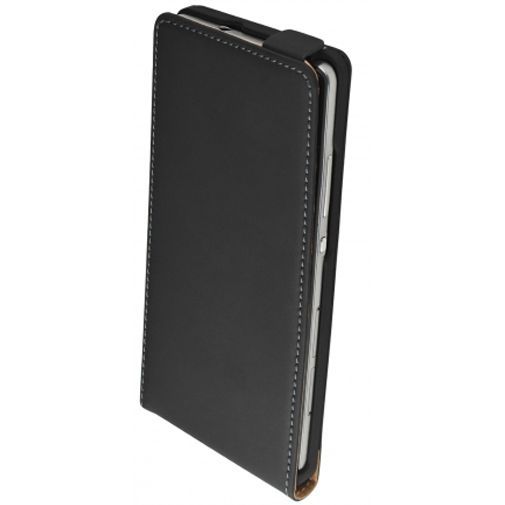Mobiparts Premium Flip Case Black Huawei P8 Lite