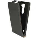 Mobiparts Premium Flip Case Black LG Spirit