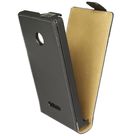 Mobiparts Premium Flip Case Black Microsoft Lumia 435