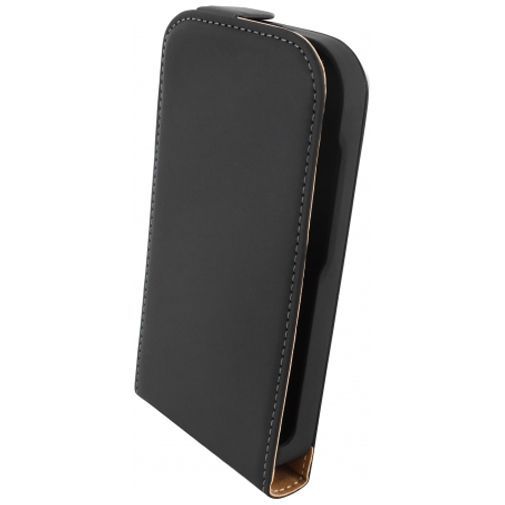 Mobiparts Premium Flip Case Black Motorola Moto E