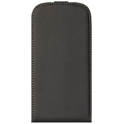 Mobiparts Premium Flip Case Black Samsung Galaxy Ace 4