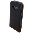 Mobiparts Premium Flip Case Black Samsung Galaxy J1