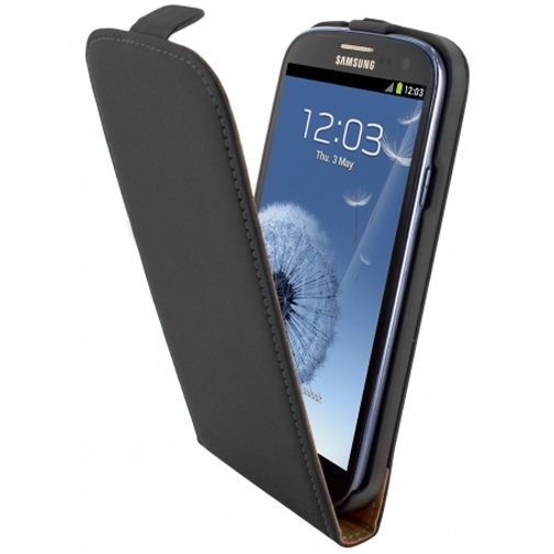 Mobiparts Premium Flip Case Black Samsung Galaxy S3 (Neo)