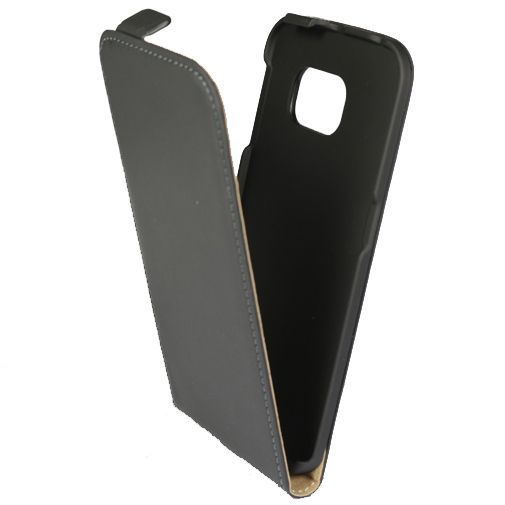 Mobiparts Premium Flip Case Black Samsung Galaxy S6 Edge