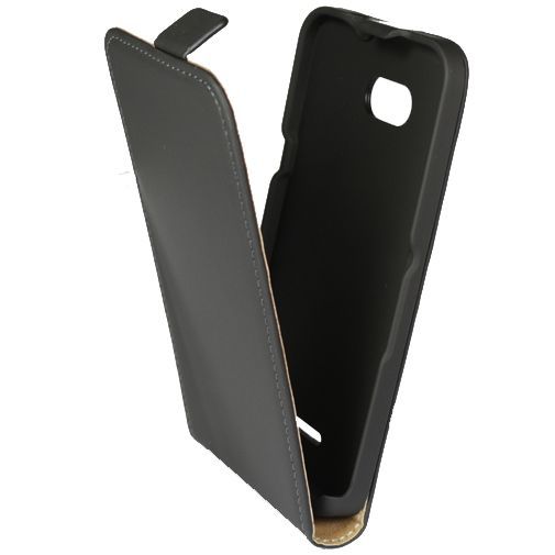 Mobiparts Premium Flip Case Black Sony Xperia E4G
