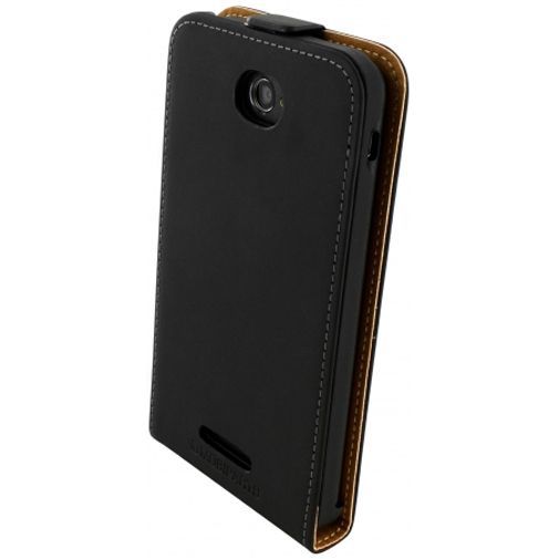 Mobiparts Premium Flip Case Black Sony Xperia E4