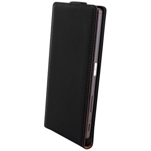 Mobiparts Premium Flip Case Black Sony Xperia Z5