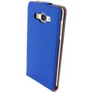 Mobiparts Premium Flip Case Blue Samsung Galaxy A7