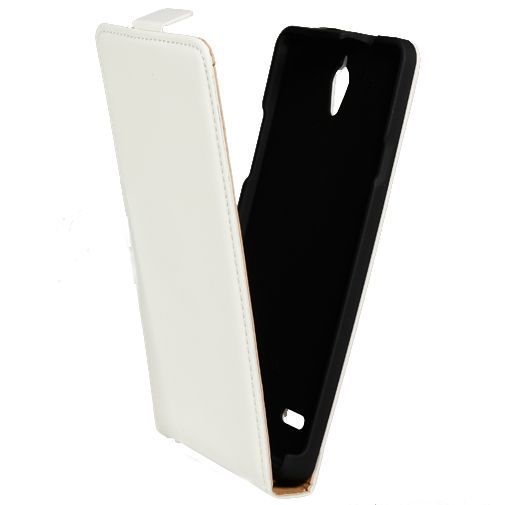 Mobiparts Premium Flip Case Huawei Ascend G700 White