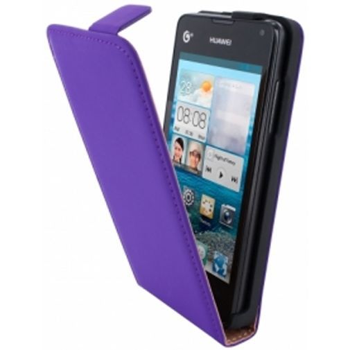 Mobiparts Premium Flip Case Huawei Ascend Y300 Purple
