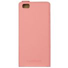 Mobiparts Premium Flip Case Peach Pink Huawei P8 Lite