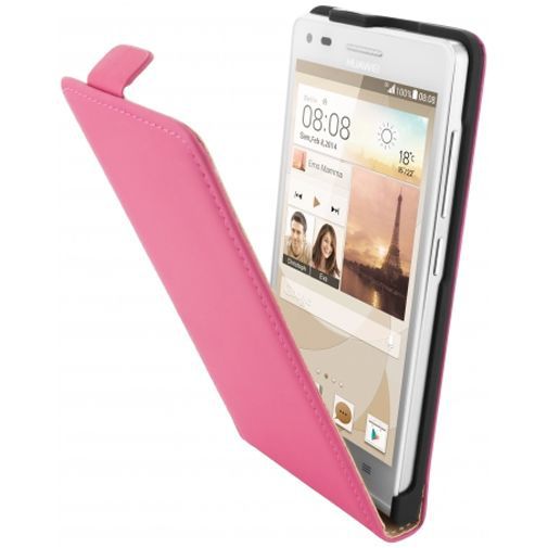 Mobiparts Premium Flip Case Pink Huawei Ascend G6