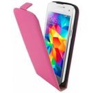 Mobiparts Premium Flip Case Pink Samsung Galaxy S5 Mini