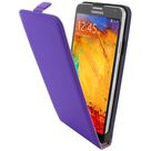 Mobiparts Premium Flip Case Purple Samsung Galaxy Note 3