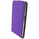 Mobiparts Premium Flip Case Purple Samsung Galaxy Note 4