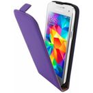 Mobiparts Premium Flip Case Purple Samsung Galaxy S5 Mini