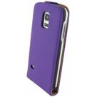 Mobiparts Premium Flip Case Purple Samsung Galaxy S5 Mini