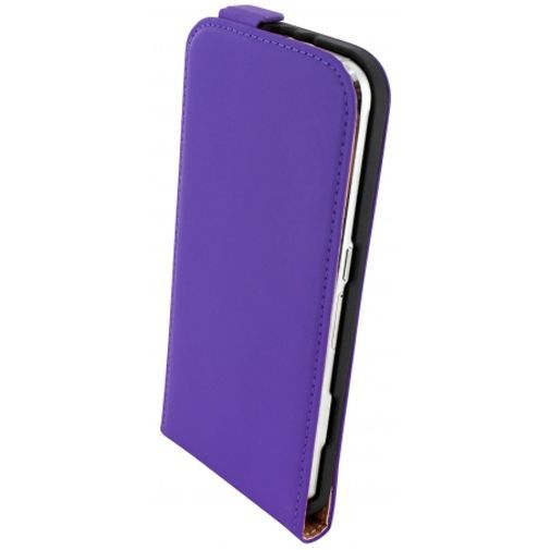 Mobiparts Premium Flip Case Purple Samsung Galaxy S6