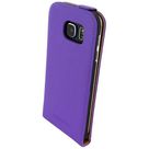 Mobiparts Premium Flip Case Purple Samsung Galaxy S6