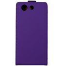 Mobiparts Premium Flip Case Purple Sony Xperia Z3 Compact