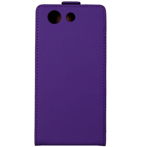 Mobiparts Premium Flip Case Purple Sony Xperia Z3 Compact