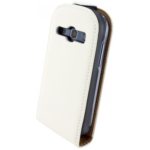 Mobiparts Premium Flip Case Samsung Galaxy Fame White