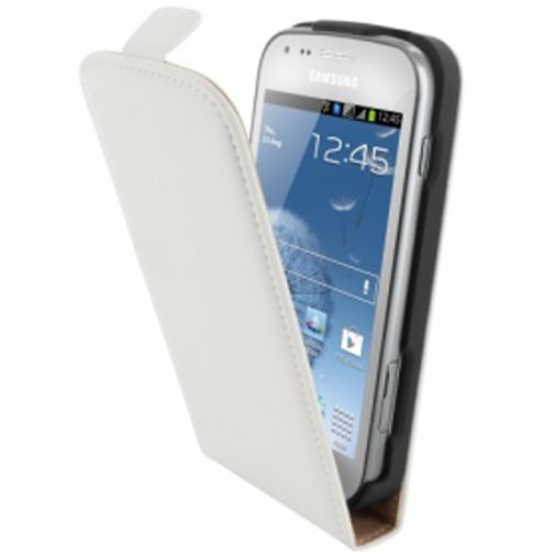 Mobiparts Premium Flip Case Samsung Galaxy S Duos/Trend (Plus) White