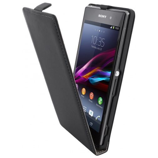 Mobiparts Premium Flip Case Sony Xperia Z1 Black
