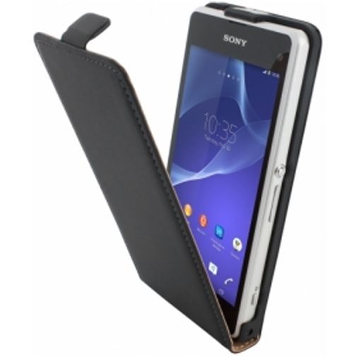 Mobiparts Premium Flip Case Sony Xperia Z1 Compact Black