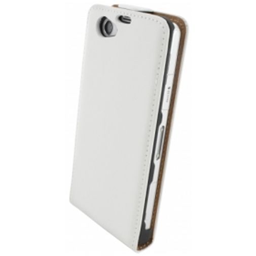 Mobiparts Premium Flip Case Sony Xperia Z1 Compact White