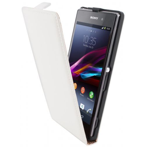 Mobiparts Premium Flip Case Sony Xperia Z1 White