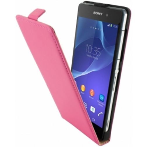Mobiparts Premium Flip Case Sony Xperia Z2 Pink
