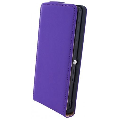 Mobiparts Premium Flip Case Sony Xperia ZR Purple