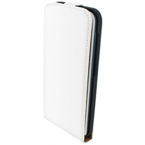 Mobiparts Premium Flip Case White HTC Desire 620