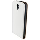 Mobiparts Premium Flip Case White HTC Desire 620