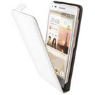 Mobiparts Premium Flip Case White Huawei Ascend G6 4G