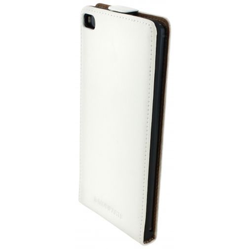 Mobiparts Premium Flip Case White Huawei P8