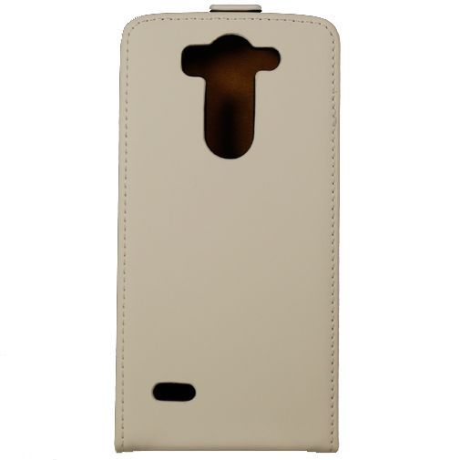 Mobiparts Premium Flip Case White LG G3 S